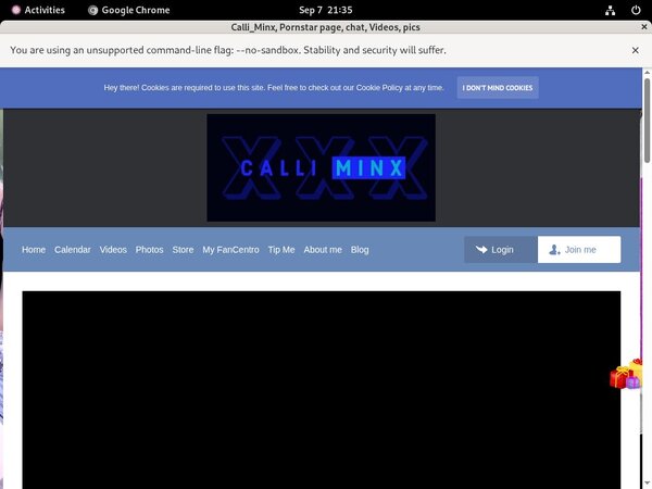 Calliminx.modelcentro.net With Prepaid Card