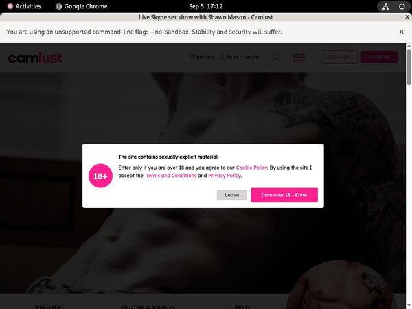Camlust.com With Bitcoin