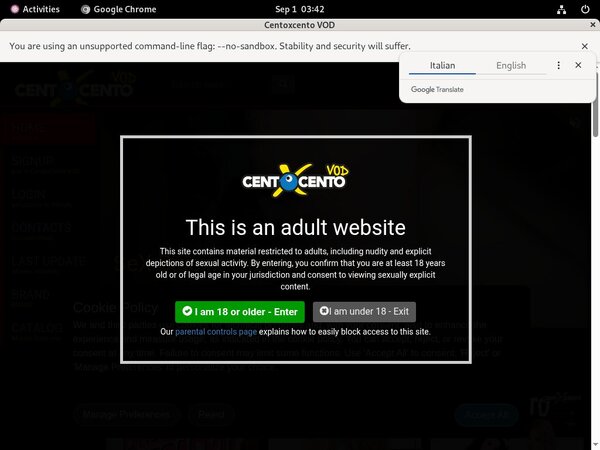 Cento X Cento Vod Pic