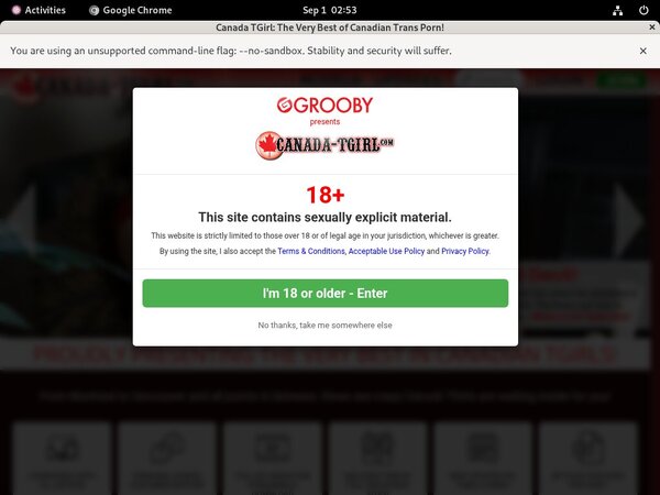 Create Canada TGirl Account