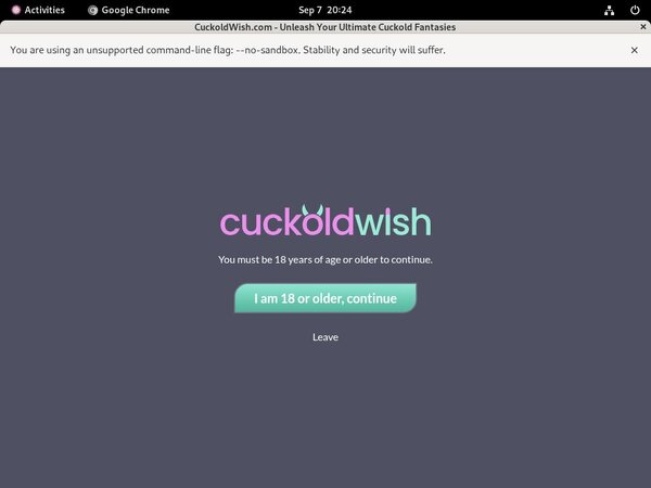 Cuckoldwish.com Bank Payment