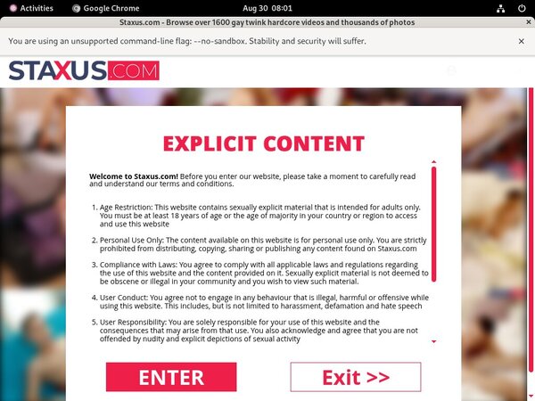 Discount Staxus Tour