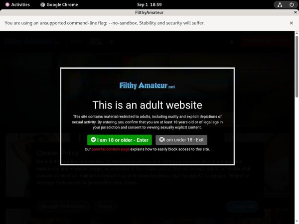 Filthy Amateur ????