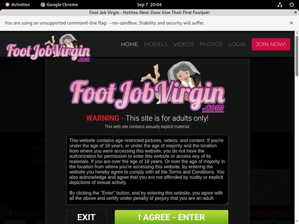 Footjobvirgin Promos