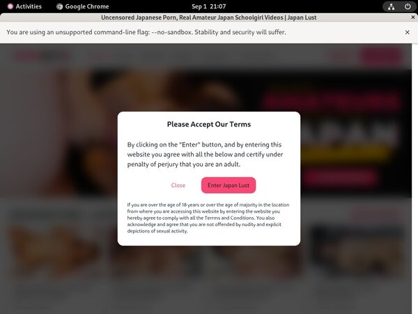 Free Japan Lust Trial Membership