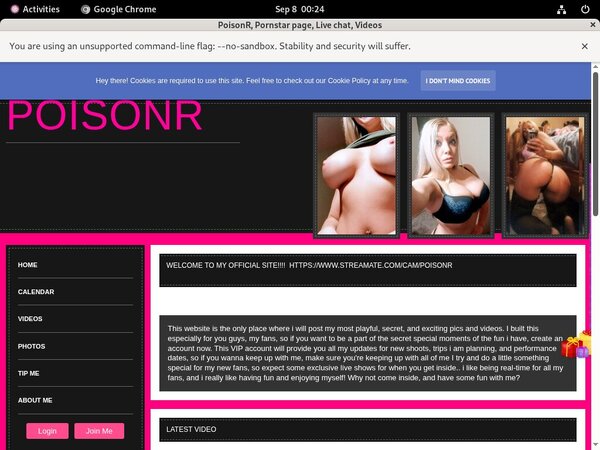 Free Poisonr.modelcentro.com Membership