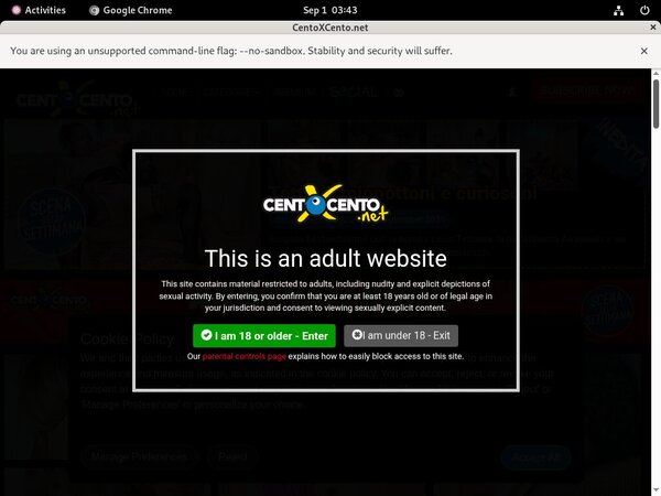 Free Trial On Cento X Cento
