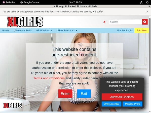 Free XL Girls Trial Membership
