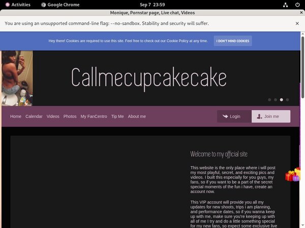 Get Into Callmecupcakeyan.modelcentro.com Free