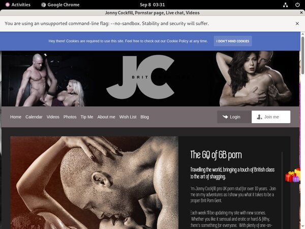 Jonny Cockfill Password Account