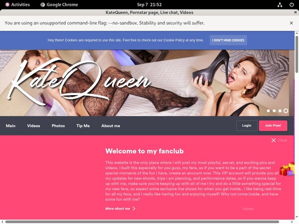 KateQueen Active Password