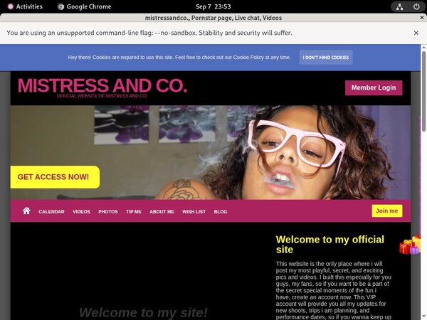 Mistressandco. Checkout Page