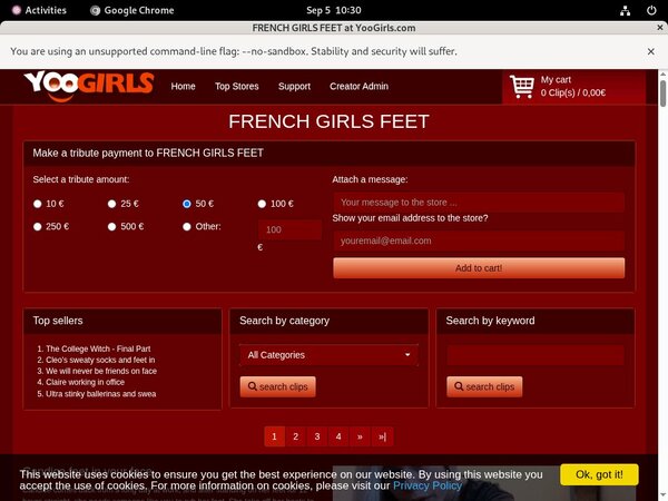 New FRENCH GIRLS FEET Passwords
