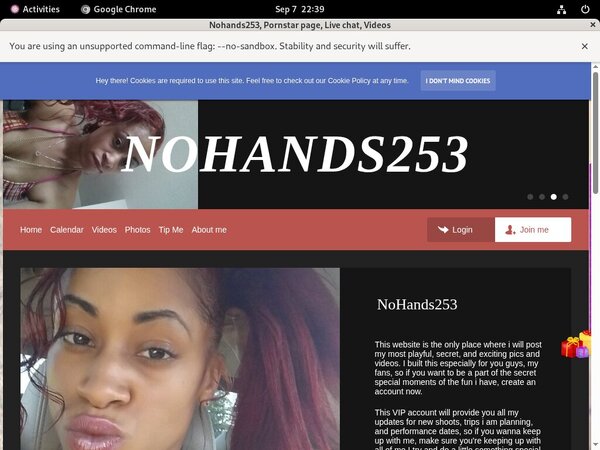 Nohands253 Naked