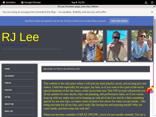 Rjlee.modelcentro.com With European Credit Card