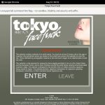 Tokyofacefuck.com Sign Up Form