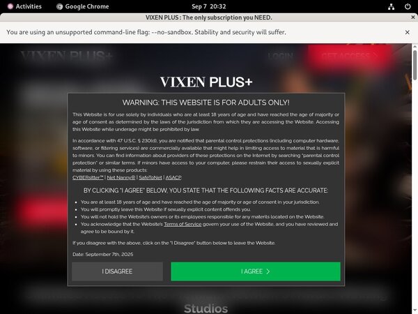 Vixen Plus Discount Logins