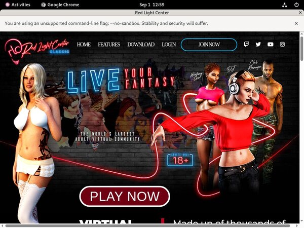 Signup For Redlightcenter With Paypal