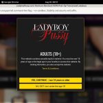 Ladyboy Pussy Netcash